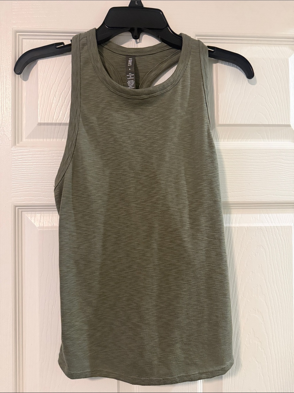 Vuori Olive Green Racerback Performance Tank